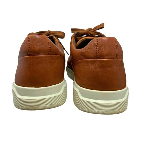 Allen Edmonds‎ Burke Brown Leather Lace-Up Sneakers Mens Size 13 E (Wide) - Picture 8 of 11